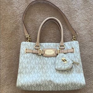 Michael Kors Logo Purse & Matching Wallet